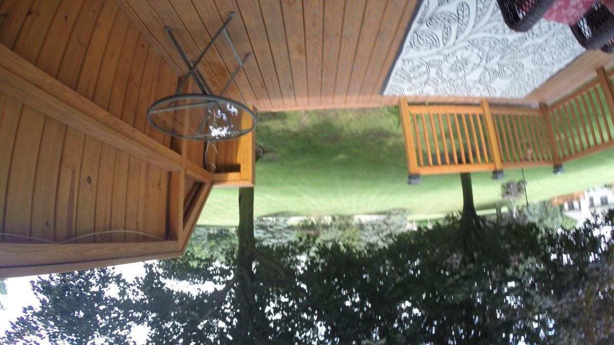 Ronaldacunafan's tweet photo. setting up deck for 4th https://t.co/8YDn4mLPgz
