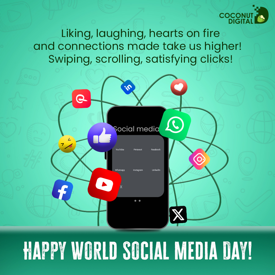 CoconutDigi's tweet photo. Today, we celebrate the incredible power of social media in bridging gaps, building connections, and spreading voices from every corner of the globe. Let's continue to share, learn, and grow together.

#CoconutDigital #RashminMajithia #WorldSocialMediaDay #SocialMediaDay https://t.co/oSmVLRJxgH