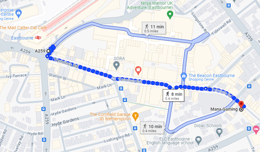 theteamparris's tweet photo. Mana Gaming is an 8 minute walk from Eastbourne Station and there is plenty of free parking near the venue.

2/3 https://t.co/IDXR5PsmWJ