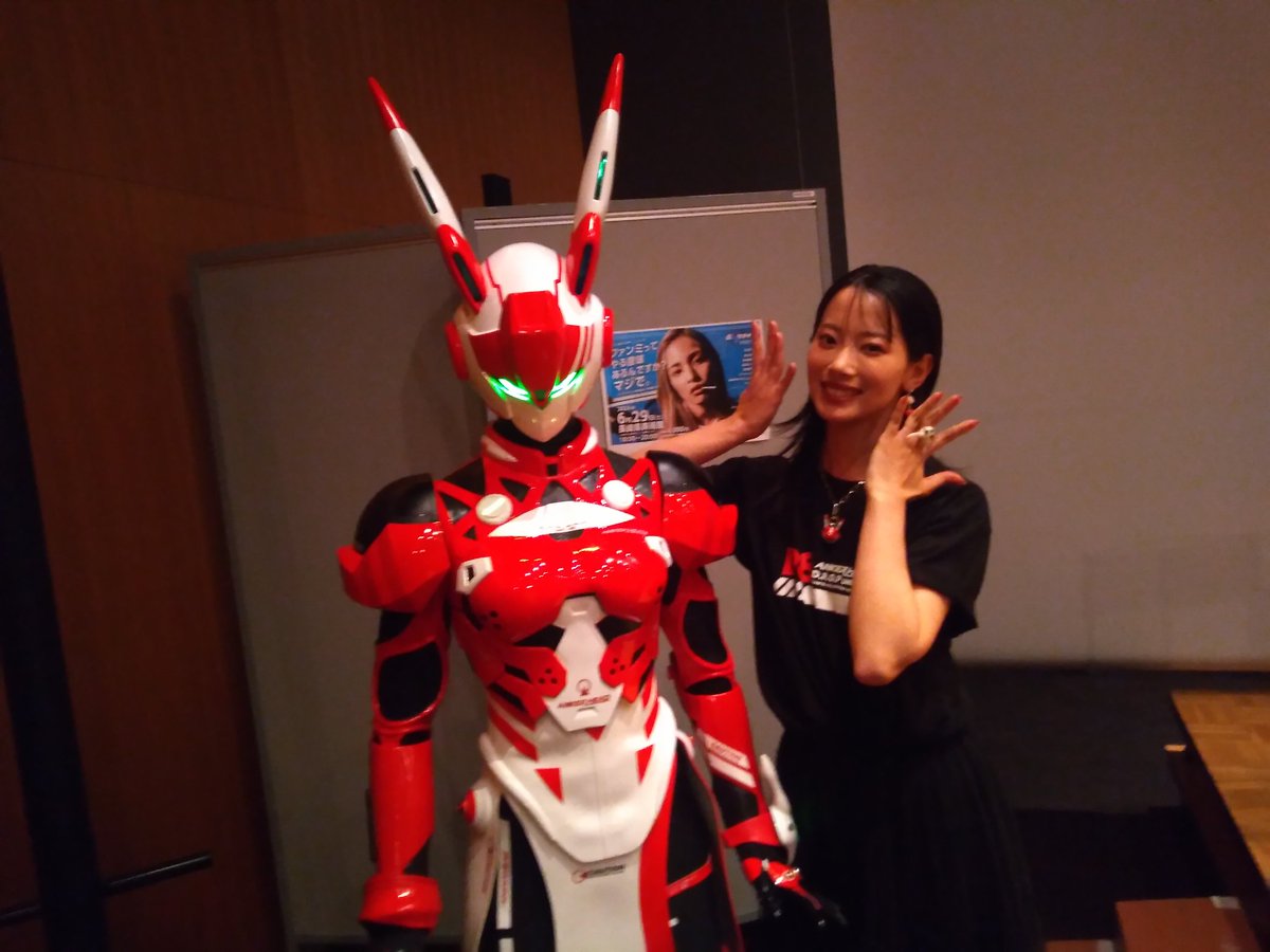 第9マキナ ファンミにて #第8マキナ🐰ハチマキちゃん メットオフした