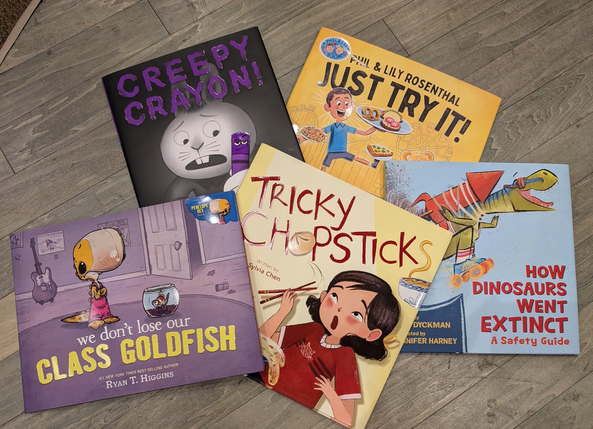 Melanie Kyer (@fraudrk) on Twitter photo New blog post today!! Five fantastic mostly-recent picture books by favorite authors (and one favorite tv personality)! melaniekyer.com/2024/06/29/sum…
#picturebooks #bookreviews #amreading #somebodyfeedphil @sylviaichen @aaronreynoldsbooks @lilyrosenthal <a href="/RyanT_Higgins/">Ryan T. Higgins</a> <a href="/AmeDyckman/">Ame Dyckman✨</a> New blog post today!! Five fantastic mostly-recent picture books by favorite authors (and one favorite tv personality)! melaniekyer.com/2024/06/29/sum…
#picturebooks #bookreviews #amreading #somebodyfeedphil @sylviaichen @aaronreynoldsbooks @lilyrosenthal <a href="/RyanT_Higgins/">Ryan T. Higgins</a> <a href="/AmeDyckman/">Ame Dyckman✨</a>