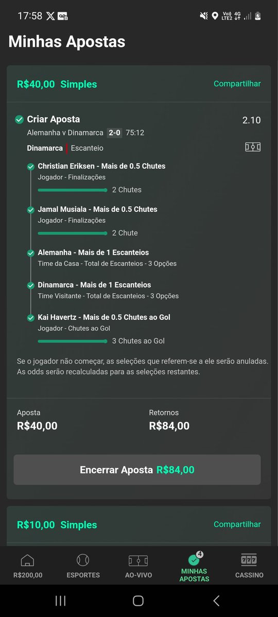 paparazzodatorc's tweet photo. @APalpites Hj foram 2 greens com seus scouts ✅️✅️ https://t.co/Xp8a9Cb7cI