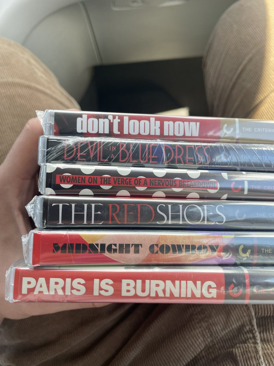 JakobKolness's tweet photo. #criterionhaul #criterionsale https://t.co/7NItGsQURv