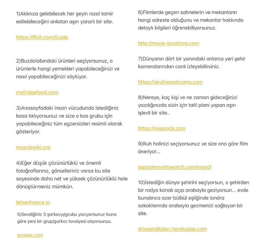 Kaydedin lazım olur.👇🏻