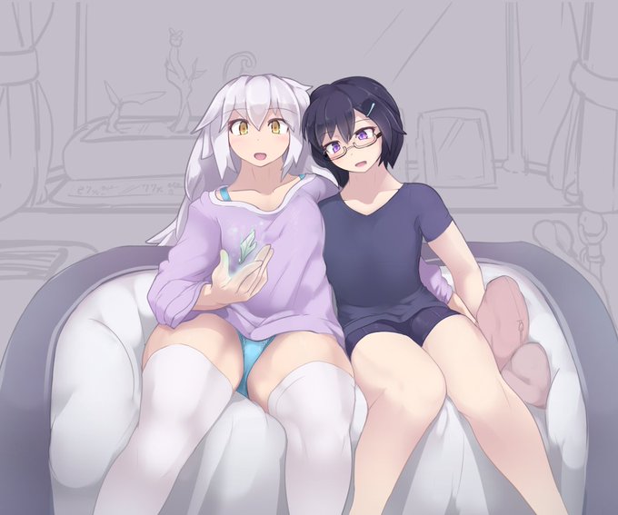 これめっちゃお気に入りの過去絵なので見て
顔の描き方とか若干古いけど数少ないからみ絵の1つで、ラノちゃんの太ももの間とかラノちゃんとアレイちゃんの間とかアレイちゃんのわきの下とかいろんなところに住める 