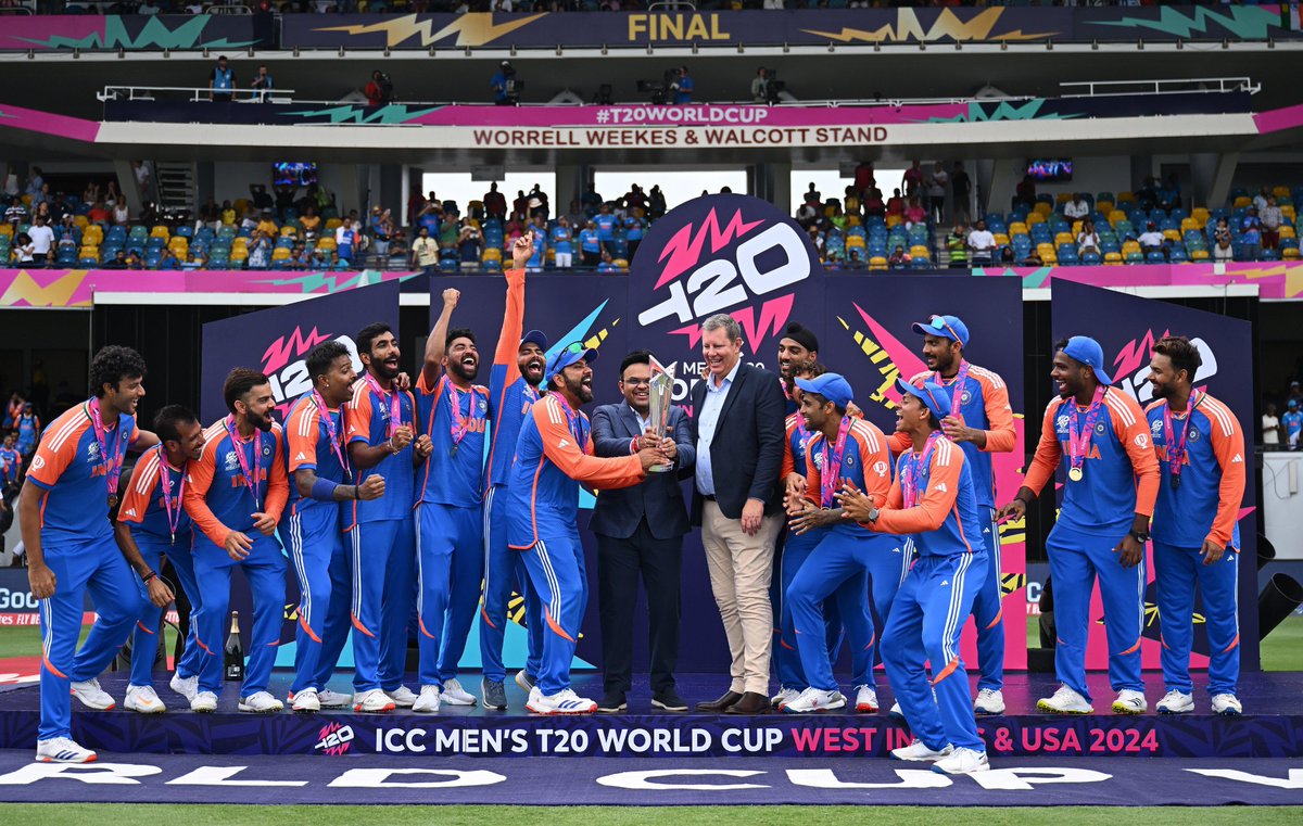 KeerthyOfficial's tweet photo. What an amazing win by Team India @bcci !! 🔥
A Class act to be precise! I was at the edge of my seat the whole match 💥

Amazing work done by the entire team! You guys were just brilliant!! @ImRo45 What leadership! You led the entire team with such grace, your absence will be hugely missed! @ImVkohli you never fail to amaze us, Team India will not be the same without your presence. @Jaspritbumrah93 it has been an absolute treat watching you play this entire tournament! @Hardikpandya7 exceptional all-round display, you were just phenomenal! @NotDravid Sir, you were the role model this team needed, Thank you for being #TheWall that you always have been for the team ♥️

Fantastic work by the entire team @akshar2026 @imkuldeep18 @Iamshivamdube @RishabhPant17 @imjadeja @surya_14kumar @arshdeepsinghh ✨

Congratulations on the brilliant win! This was the back that you guys deserved! Couldn’t be more proud of the #MenInBlue 💥

#T20WC2024