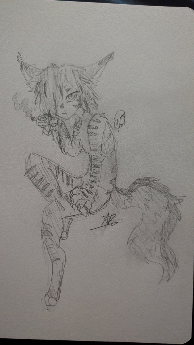 ProbablyACat1's tweet image. Current mood (ft my alt fursona Calypso)