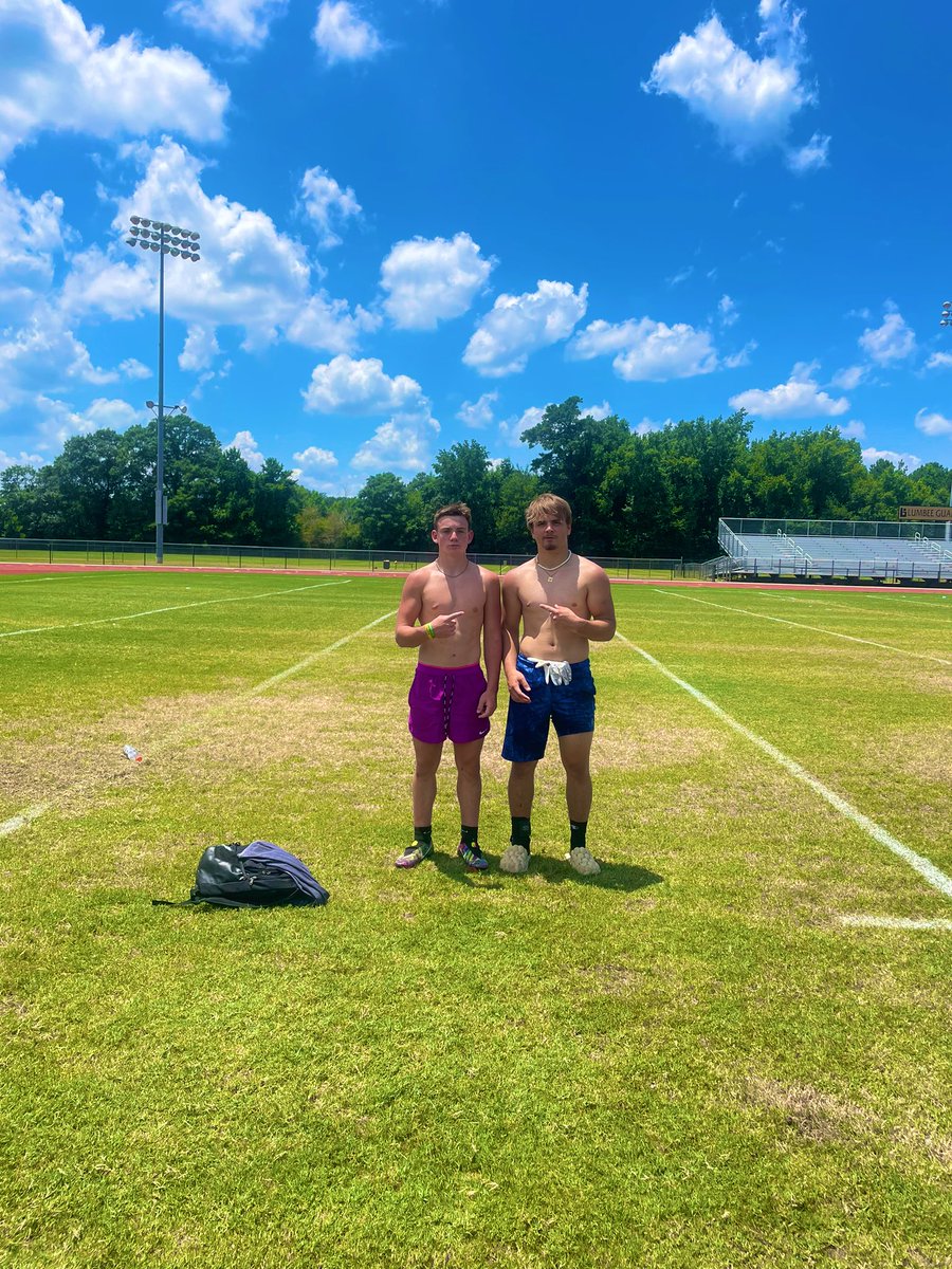 Had a great time at UNCP football camp learned a lot of the coach’s a wonderful environment and experience <a href="/Coach_JWheeler/">John Wheeler</a> <a href="/CoachHallUNCP/">Mark Hall</a> <a href="/Coach_Denson863/">TJ Denson</a> <a href="/CoachFlex16/">Josh Wilson</a> <a href="/JarrettPearce2/">Jarrett Pearce</a>