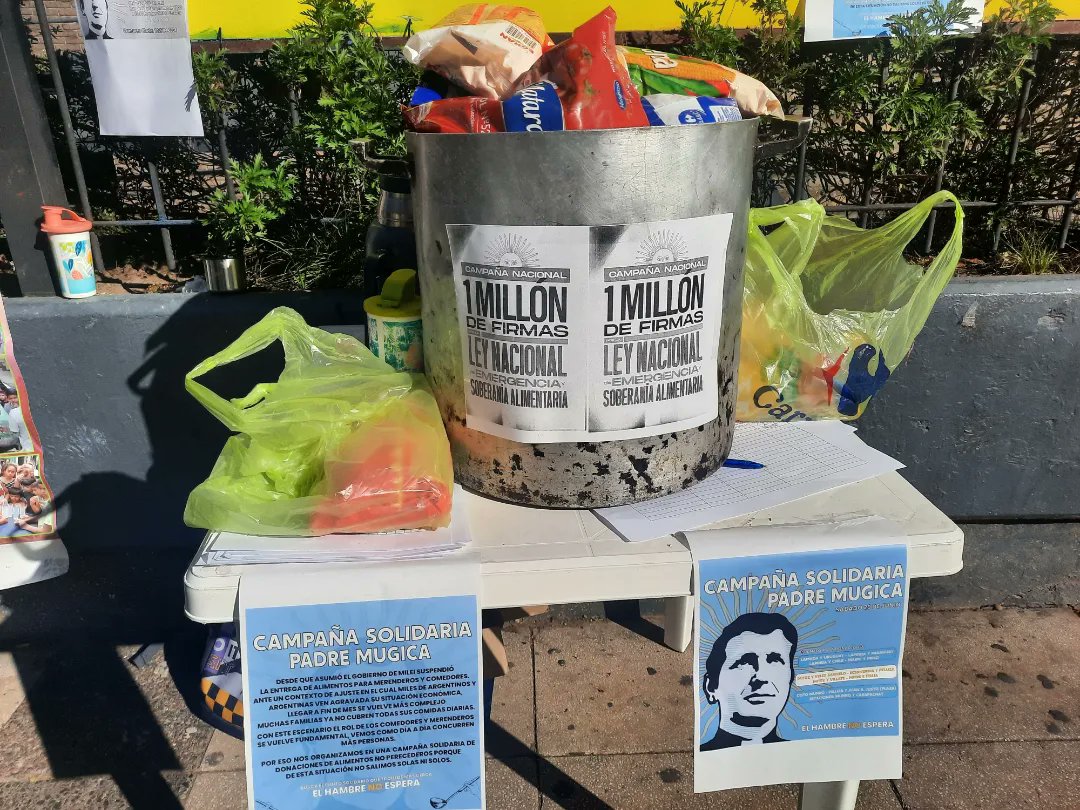 Campaña solidaria “Padre Mugica” en Vicente López 🇦🇷

En medio de tantas malas y falta de empatía, salimos a demostrar que en comunidad y principalmente con solidaridad, entre todxs podemos salir adelante.