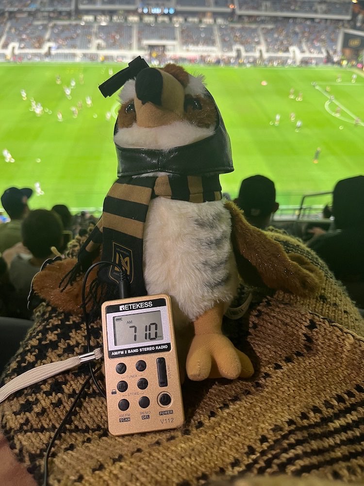 NPRPatrick's tweet image. So @TalkSoccer, will it be worth it for me to bring a radio to @BMOStadium this evening? The @ESPNLosAngeles schedule says something about “MLB: Rangers @ Orioles 6:00 p.m”