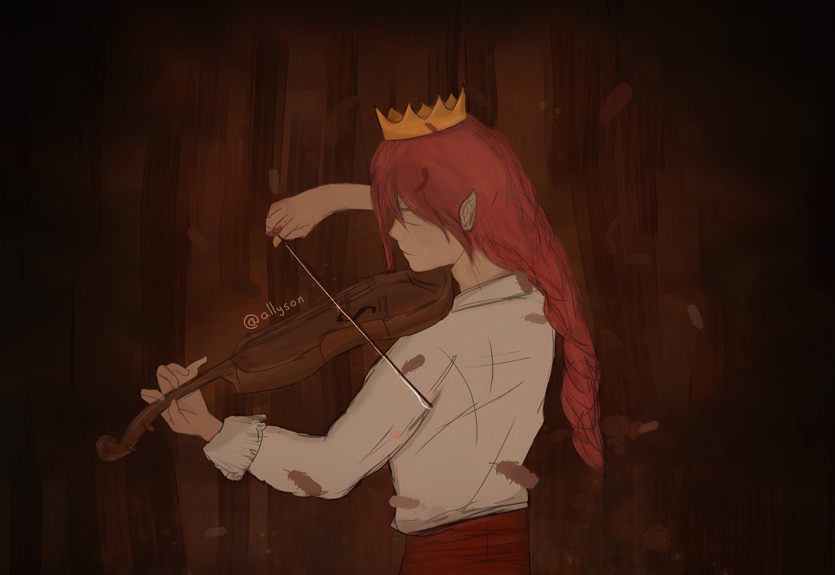 allysonoot_21's tweet photo. "Can you hear a violin sound from far away? i think yes, look! There is a legendary person playing the violin there" #technobladefanart #technoblade
We all missed you so much king 
Legendary will not be forgotten 👑🕊️
#technobladeneverdies https://t.co/1TrLpeOq58
