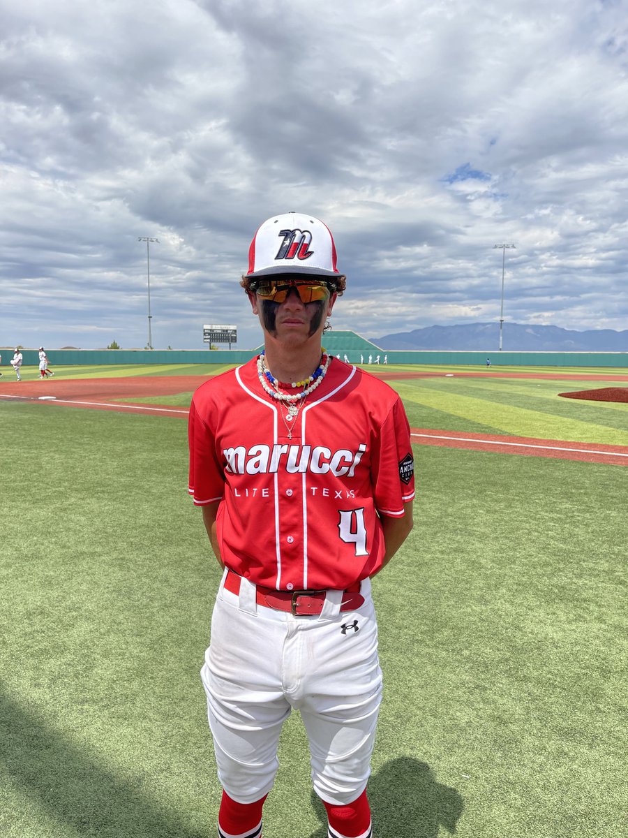 FiveToolNM's tweet photo. F: @RecruitMETx Gurney 6, West Texas Sevens 17U 6
PoG: @will_sternenb4 2-3, 3 RBI
PoG: @ZacL04 1-3, 2B, 3 RBI https://t.co/HbbHcLhuJ3