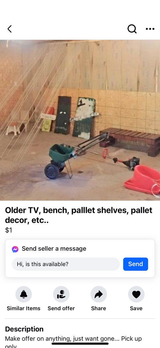 Living in the Midwest means I get to go on marketplace and see ts 💀😂