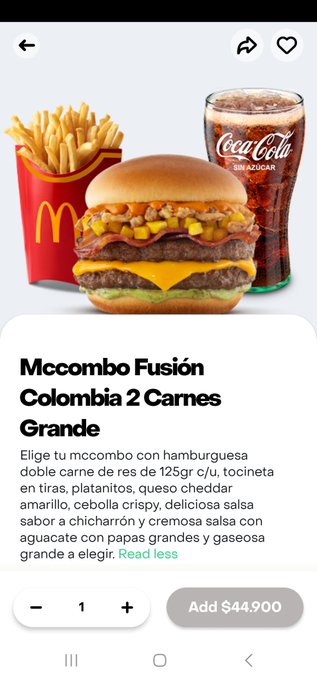 Colombian McDonalds puts plantains and guac on your burger. https://t.co/oxU1iavWgd<a href="/tag/ableton"class="tags"><span>#ableton</span></a><a href="/tag/zwobot"class="tags"><span>#zwobot</span></a><a href="/tag/cathodemer"class="tags"><span>#cathodemer</span></a>
