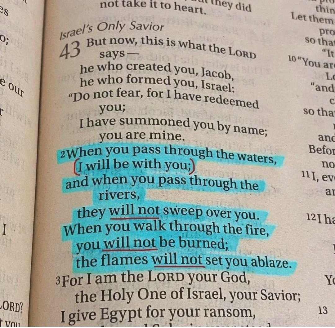 Isaiah 43:2 ♥️
