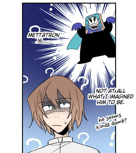 I feel like there was a panel where Mettatron said "ope" he def would have a midwestern American accent