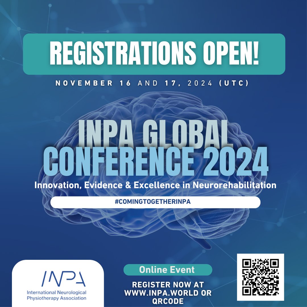 Registration for the INPA Global Conference is OPEN! 
Check out the QR Code below-
#comingtogetherinpa