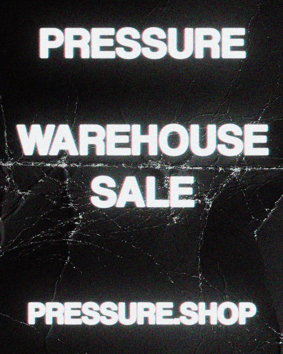 upressureapp's tweet photo. PRESSURE WAREHOUSE SALE NOW AVAILABLE AT https://t.co/b5XxnsB25p https://t.co/zQTPJ7O4aQ