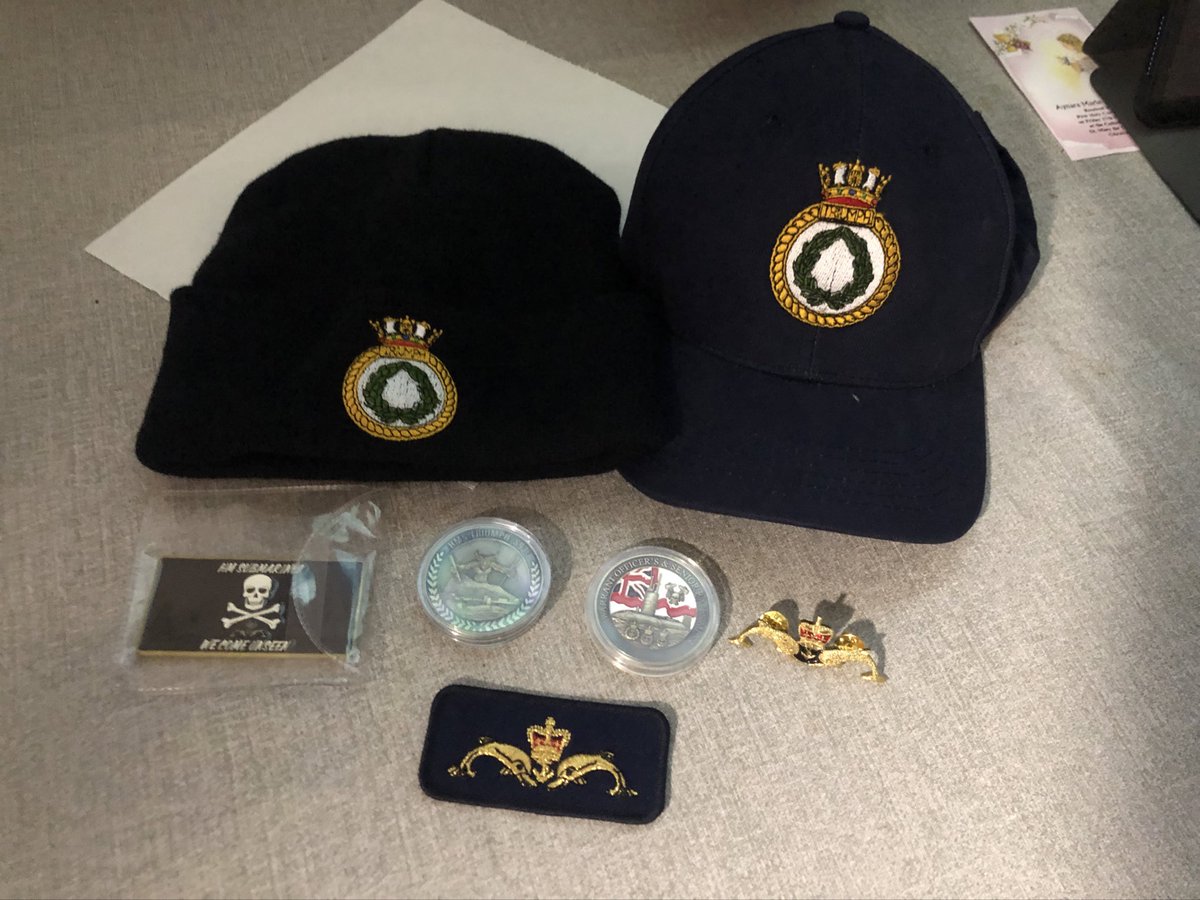 Gibdan1's tweet photo. Boat swag from HMS TRIUMPH during her stay in Gibraltar this week #boatswag #shipswag https://t.co/xftlT8H5ZY