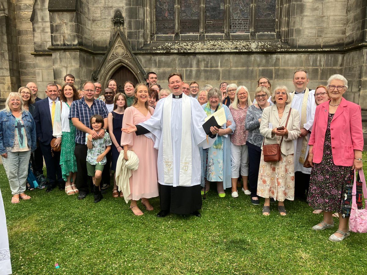 revbengrist's tweet photo. A powerful turn out today from family and friends from @stjohnsgoole for my ordination to priesthood with the @DioceseofSheff at @sheffcath https://t.co/4wt45EhYGu
