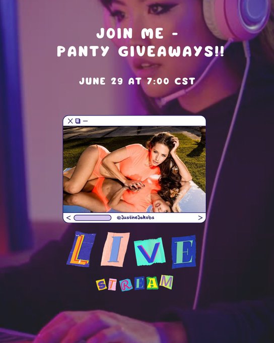 Want some panties? Going live 2night! https://t.co/lSs6Pe5eiB<a href="/tag/mvsales"class="tags"><span>#mvsales</span></a>