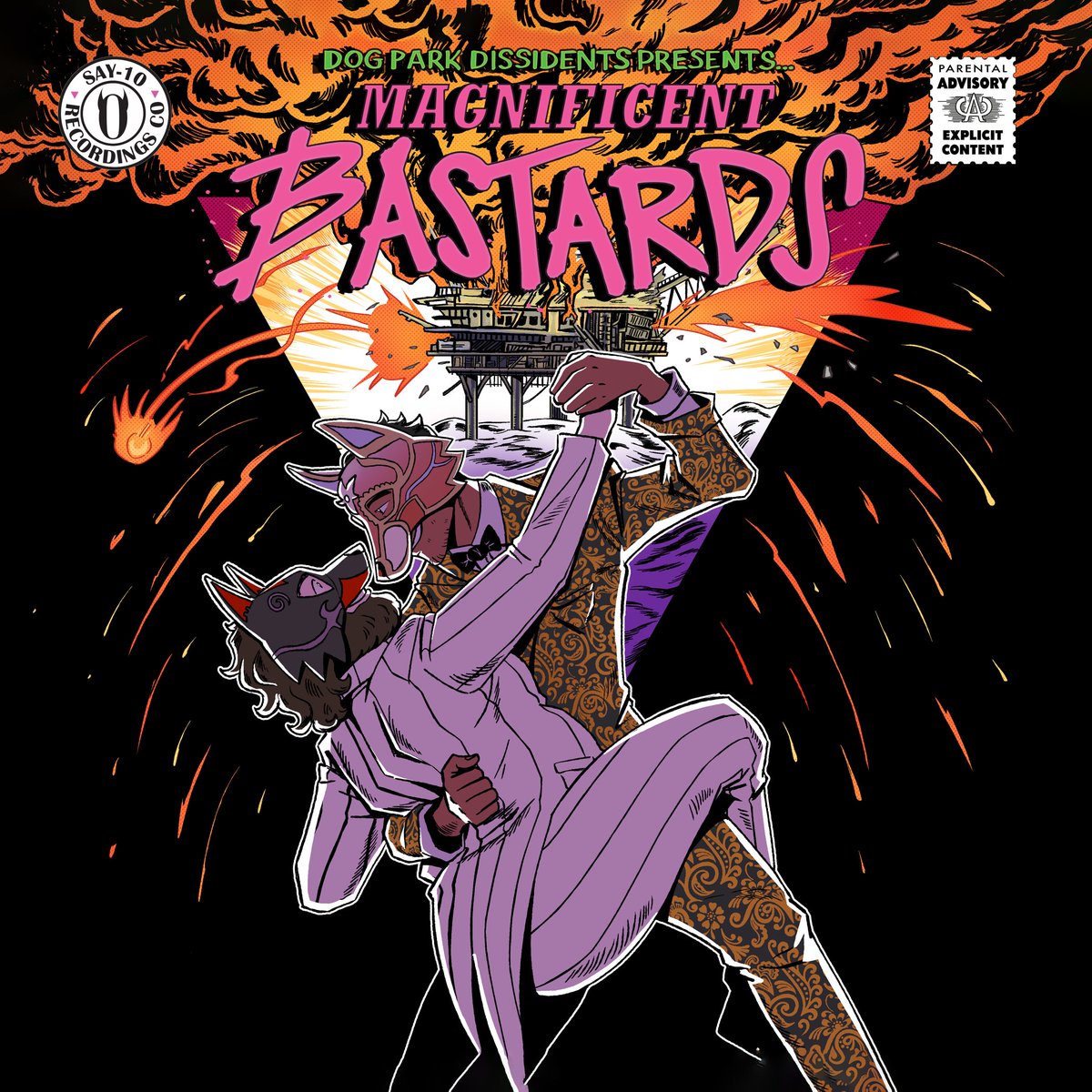DogParkDsdnts's tweet photo. Our new album Magnificent Bastards is out NOW with @mueritos' companion comic book

https://t.co/jmS8wSH03B https://t.co/9BxNjtxozC