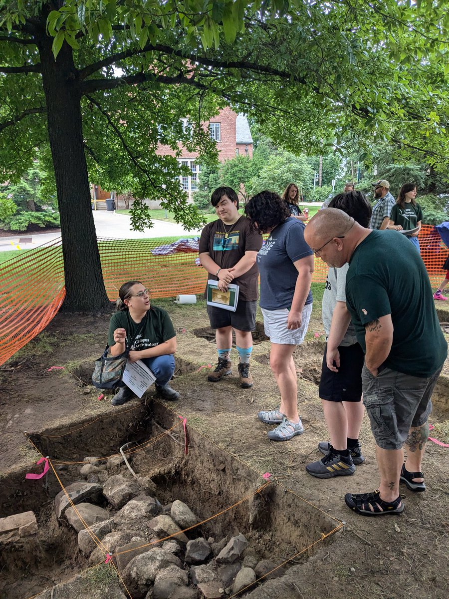 MSU Campus Archaeology Program tweet media