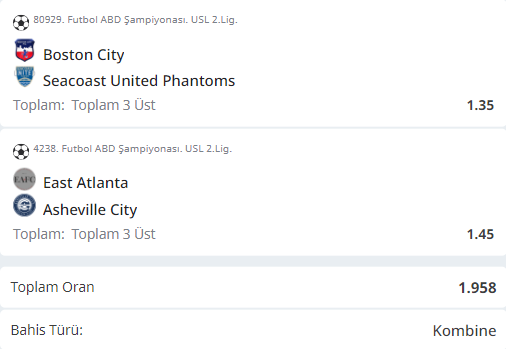 MAÇ ÖNÜ TEKLİ

Dileyen 2 maçı tekli olarak 3.5/Ü olarak değerlendirebbilir.

BizB; bit.ly/BizB_new