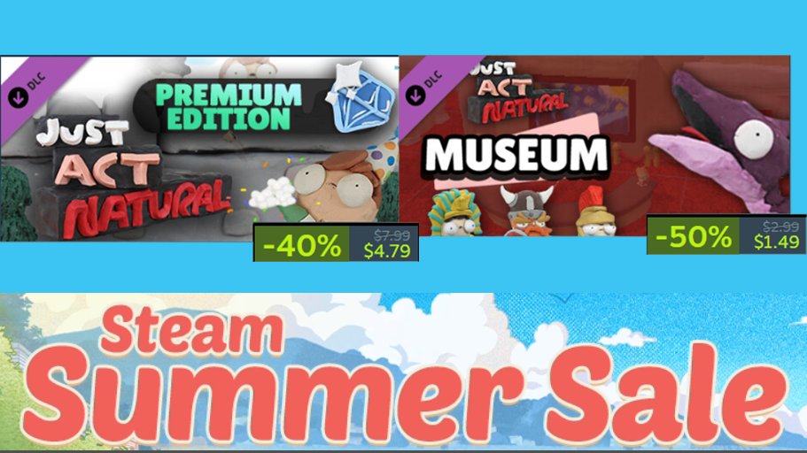 Just Act Natural | Free on Steam! tweet media