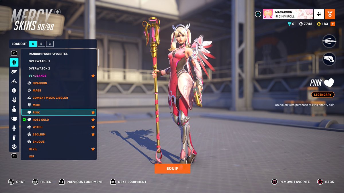 dulcetdollette's tweet photo. did he drop a hunnid+ on you? 💕 #pinkmercy #rosegoldmercy #EvoriDreamwings #valorant #Overwatch2 #mercy https://t.co/FhwFvYDaGc