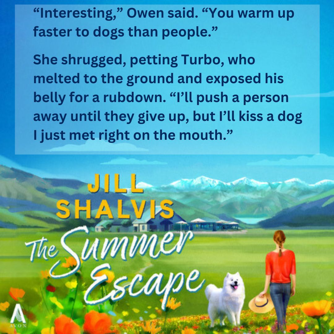 Do you have this one yet? I wrote it while delusional with long covid but so far no complaints. :) Out now in print, digital and audio! jillshalvis.com/the-summer-esc…