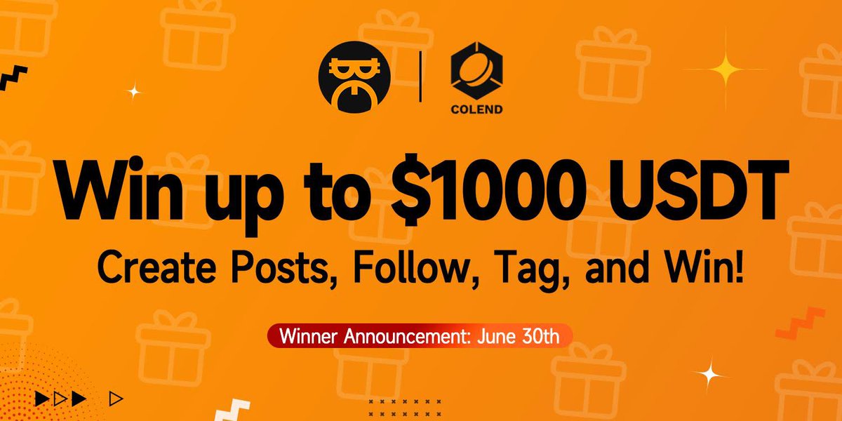 defiyosy's tweet photo. Want free tokens?
@SatoshiAppXYZ got a goldmine for you.
Colend, the revolutionary lending and borrowing platform on Core chain, is dropping 500k tokens like hotcakes!
And you're invited to the feast!
Join the #ColendOnSatoshiApp campaign and get ready to: https://t.co/MBNgZQqGyC