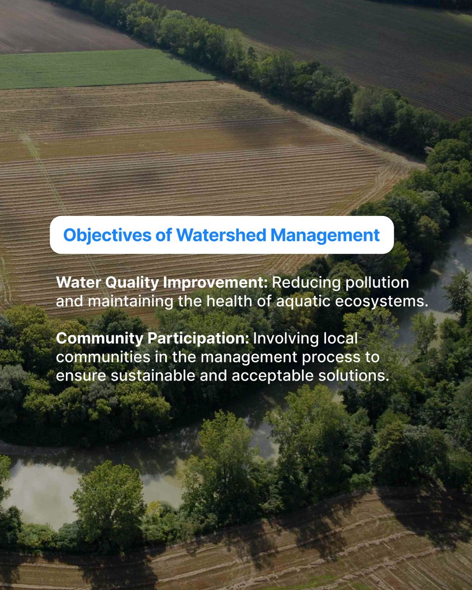 WaterTimer_'s tweet image. Watershed management is the key to balancing human needs with environmental health. 

By implementing best practices like riparian buffers, stormwater management, and sustainable agriculture, we can ensure a resilient water supply. 

#watertimer #waterefficiency