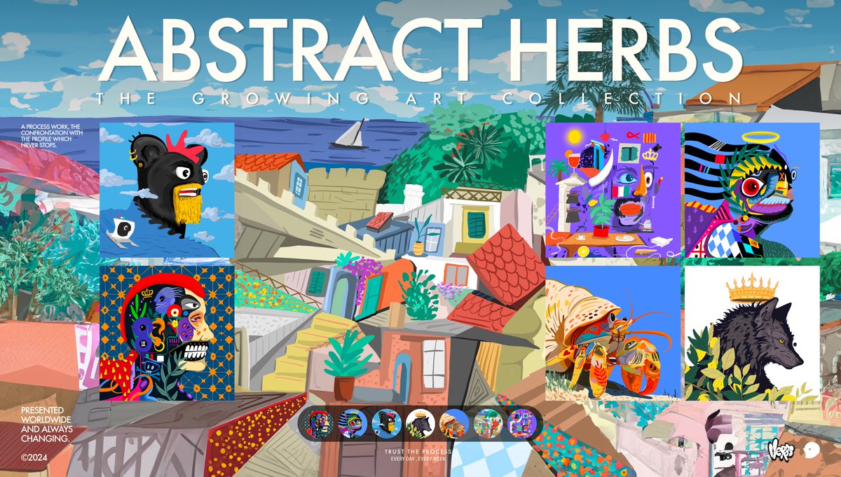 A short inspirational trip to the south of Italy, 
creative batteries are charged. 

 ABSTRACT HERBS - art. drop                   

week 25/2024                

Art Giveaway -&gt; Like &amp; RT              
this post to win a piece of art!            
all details 👇