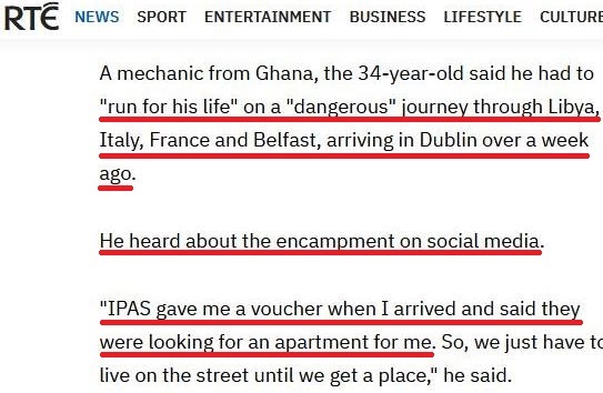 flyingcolumn8's tweet image. African liar hears abt free Irish housing on social media, decides to scam the gullible Irish

- lies about fleeing danger 
- crosses safe Ghana, Africa, Italy, France, UK
- IPAS now getting him an apartment

Soft-touch Irish are being taken to the cleaners

#ImmigrationScam