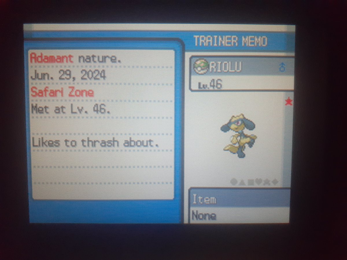 Kodoman's tweet photo. 4th #shiny of #SafariWeek. Reclaimed Riolu after I failed the first one. https://t.co/QNZlpE8c2I