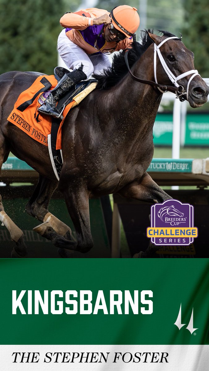 ChurchillDowns's tweet photo. Congrats to the connections of Kingsbarns for his win in the G1 Stephen Foster! https://t.co/TQrGIPg275