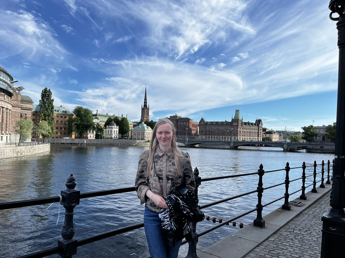 sturmerz's tweet photo. Bit late posting this but I finally got to present my PhD work in-person at a conference! Was a fantastic experience. And of course, what do scientists do in Stockholm with their spare time? Well we got to visit the Nobel Prize museum too 👩🏼‍🔬 #ENCALS2024 #Sweden #PhDLife #CureALS https://t.co/bMVxDXleJP