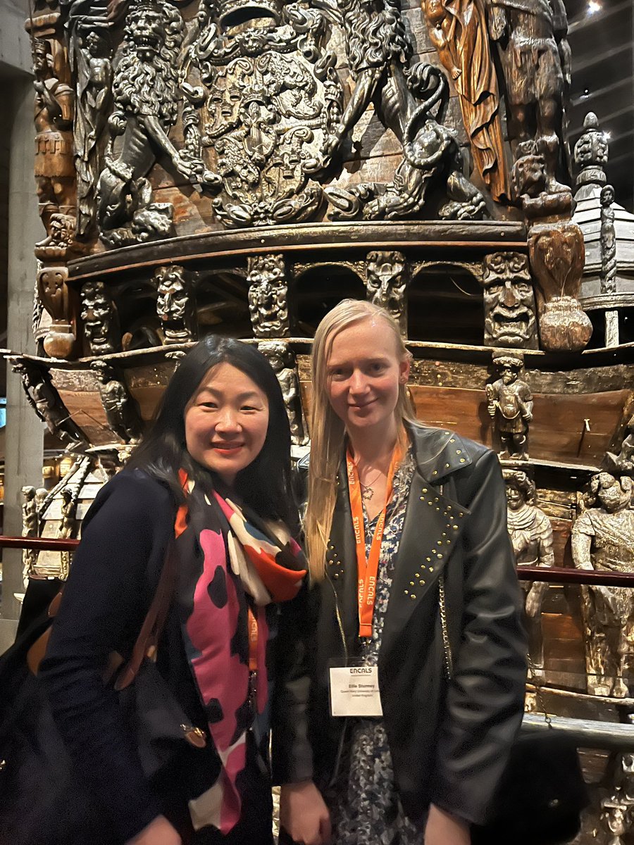 sturmerz's tweet photo. Bit late posting this but I finally got to present my PhD work in-person at a conference! Was a fantastic experience. And of course, what do scientists do in Stockholm with their spare time? Well we got to visit the Nobel Prize museum too 👩🏼‍🔬 #ENCALS2024 #Sweden #PhDLife #CureALS https://t.co/bMVxDXleJP