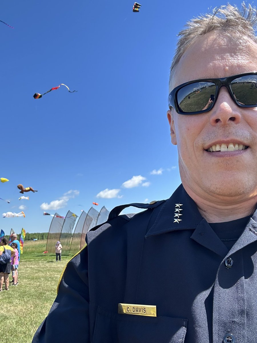 It was a great day to be flying kites at the 11th Annual Fly a Kite Fest at Nicolet Airport on Saturday, June 29, 2024. <a href="/ChiefGBPD/">Chris Davis</a> Chris Davis enjoyed the invitation to attend and support Family &amp; Childcare Resources of N.E.W.! 🪁