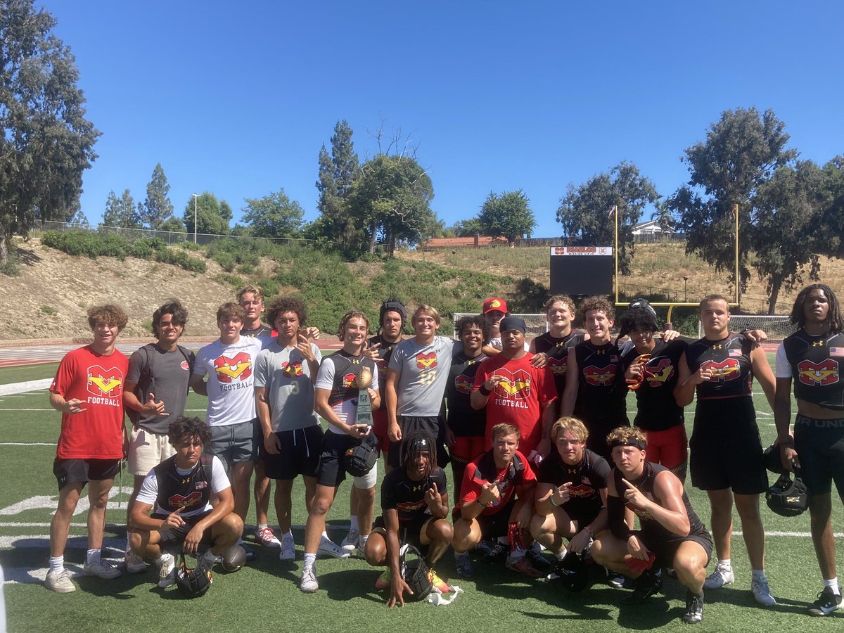 👀South County champs <a href="/missionfootball/">MissionViejoFootball</a>, and now the team to beat at Edison tourney July 13