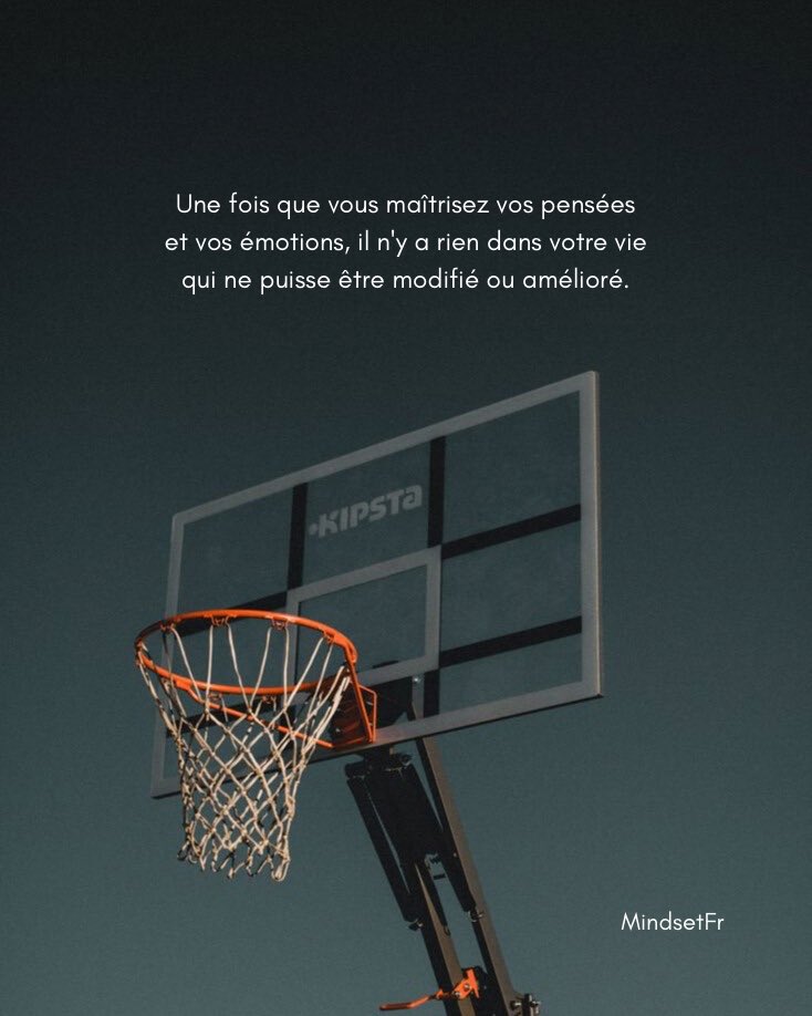 Apprenez à maîtriser vos pensées.
