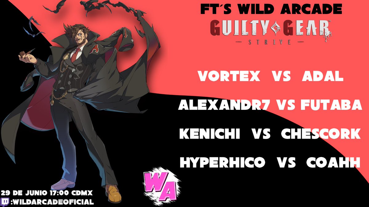 Frame1FGC's tweet photo. ¡Estamos en vivo! Les presentamos la cartelera para los FTs de hoy. 

¡GO GO GO!

https://t.co/bEmx4nkzq2

#GGST #GUILTYGEAR https://t.co/0vBu48YHcj