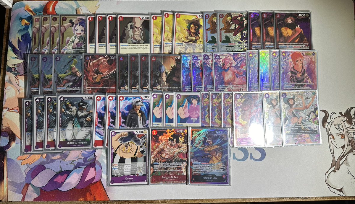 June Online Regional 
Law RP 🔴🟣
Score: 5-3
🇲🇽 Enel 1️⃣ ✅
🇲🇽 Luffy BY 1️⃣ ✅
🇲🇽 Moria 1️⃣ ❌
🇲🇽 Law RP 1️⃣ ✅
🇲🇽 Law RP 1️⃣ ✅
🇲🇽 Moria 1️⃣ ❌
🇨🇱 Luffy BY 1️⃣ ✅
🇨🇱 Moria 1️⃣ ❌

Don’t know how to beat Moria 😢
#OPTCG #OnePieceCardGame