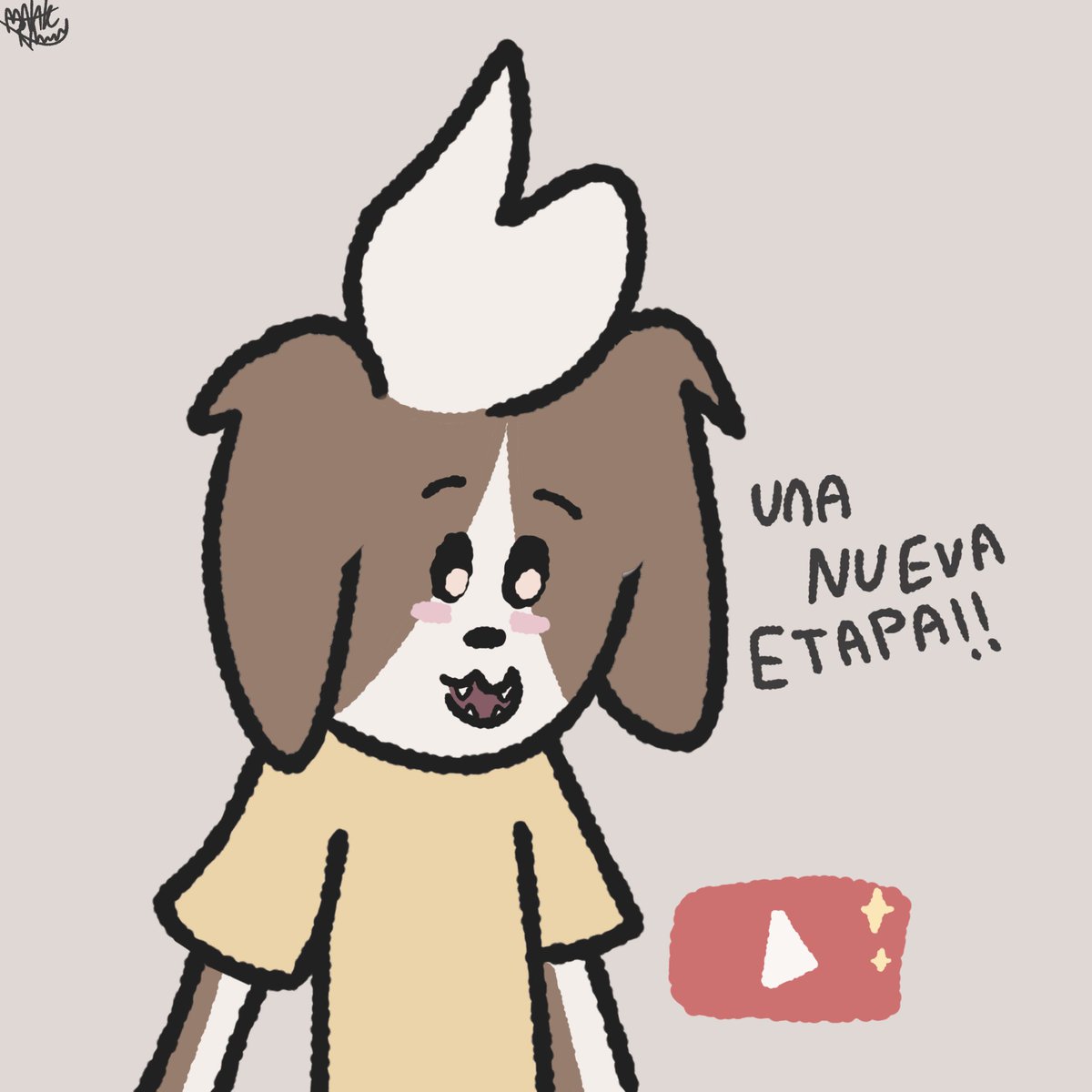 TuggyBatt's tweet photo. @Cracketh1 necesita apoyar este tiempo porq su principal canal se eliminó y una nueva etapa para seguir más mejor que antes! 
Pero espero que te guste el dibujo crack! 
🤎,  rt y comentar 
(No te preocupes amigo tu eres un bonito perrito) https://t.co/dzE9N9e11q