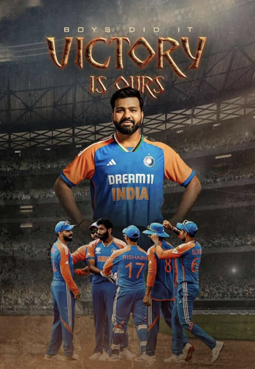 avakharia's tweet image. #T20WorldCupFinal 🇮🇳 finally did it!!!!!