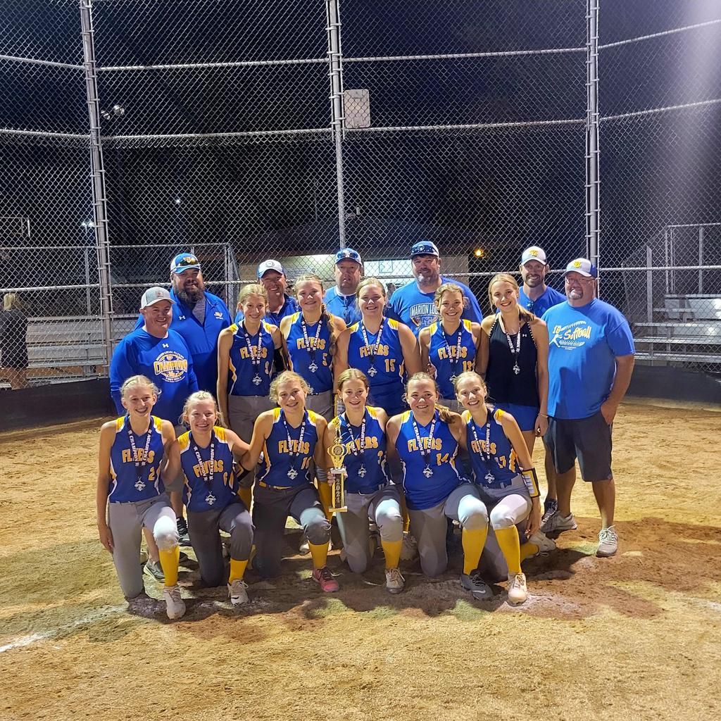 Congratulations goes out to this group of 7/8 graders who won the Mini Mac league championship. It was a hard fought battle vs Coldwater. Seen a lot of talent and excitement for this sport from all of our grade levels. Great things are coming. Go Flyers!!