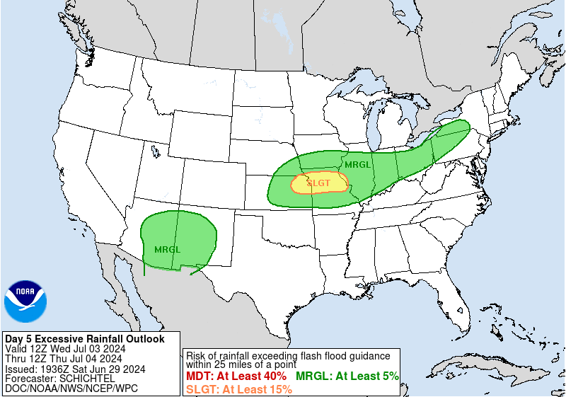 LimWeather's tweet photo. D5
SLGT risk in C US esp #StCharles,#StPetersMo,#Wentzville,#Chesterfield,#OFallonMO,#KansasCity,#OverlandPark,#Olathe,#Topeka,#LawrenceKS,#IndependenceMO,#LeesSummit,#ColumbiaMO,#JeffersonCity,#Quincy
#Wxtwitter #Wxx #FlashFlood #ILwx #MOwx #KSwx #NEwx #Stlwx #Stl #Kcwx https://t.co/LzO76gwF2M