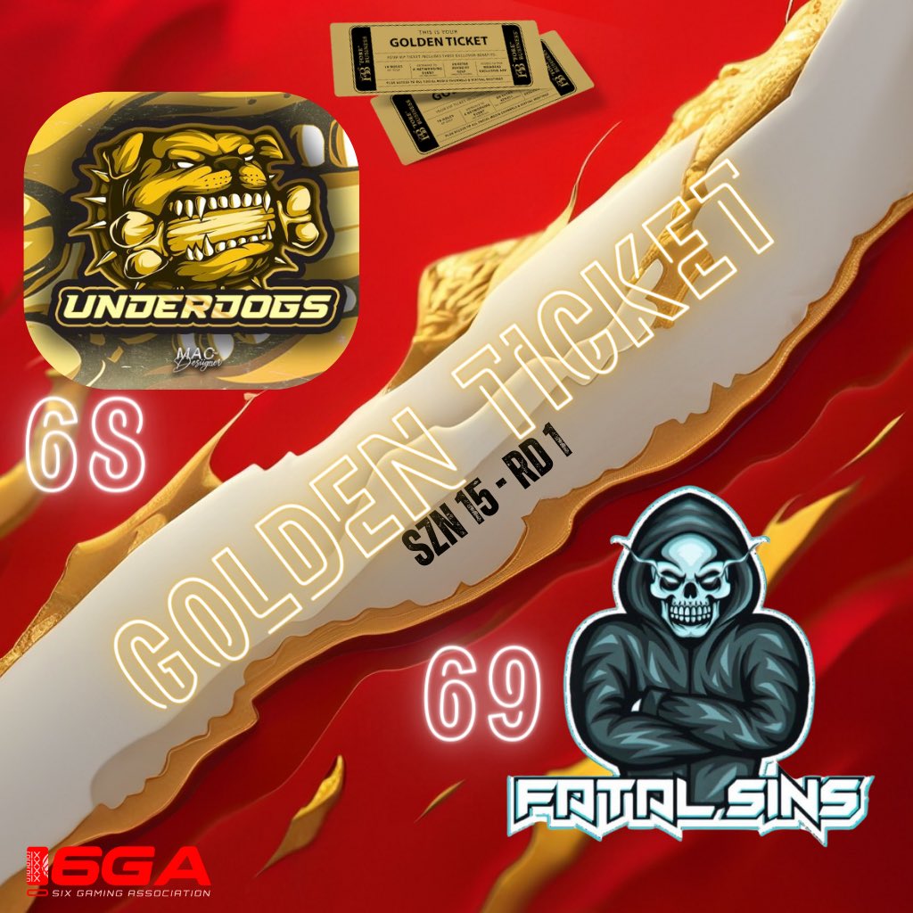 6GALive (@6galive) on Twitter photo @6ga2k Season 15 Golden Ticket ๐ซ
ROUND 1
Underdogs 68 vs. Fatal Sins 69 ๐
<a href="/Sellticss/">Selltics าโ </a> and his team <a href="/FatalSins2k/">Fatal Sins</a> advance to the Second round !! Congrats !
<a href="/iNetworkFX/">๐ถ๐ก๐ฒ๐๐๐ผ๐ฟ๐ธ ๐๐ซ</a> <a href="/yeynotgaming/">LVI YEY</a> <a href="/6GALive/">6GALive</a> @6ga2k Season 15 Golden Ticket ๐ซ
ROUND 1
Underdogs 68 vs. Fatal Sins 69 ๐
<a href="/Sellticss/">Selltics าโ </a> and his team <a href="/FatalSins2k/">Fatal Sins</a> advance to the Second round !! Congrats !
<a href="/iNetworkFX/">๐ถ๐ก๐ฒ๐๐๐ผ๐ฟ๐ธ ๐๐ซ</a> <a href="/yeynotgaming/">LVI YEY</a> <a href="/6GALive/">6GALive</a>