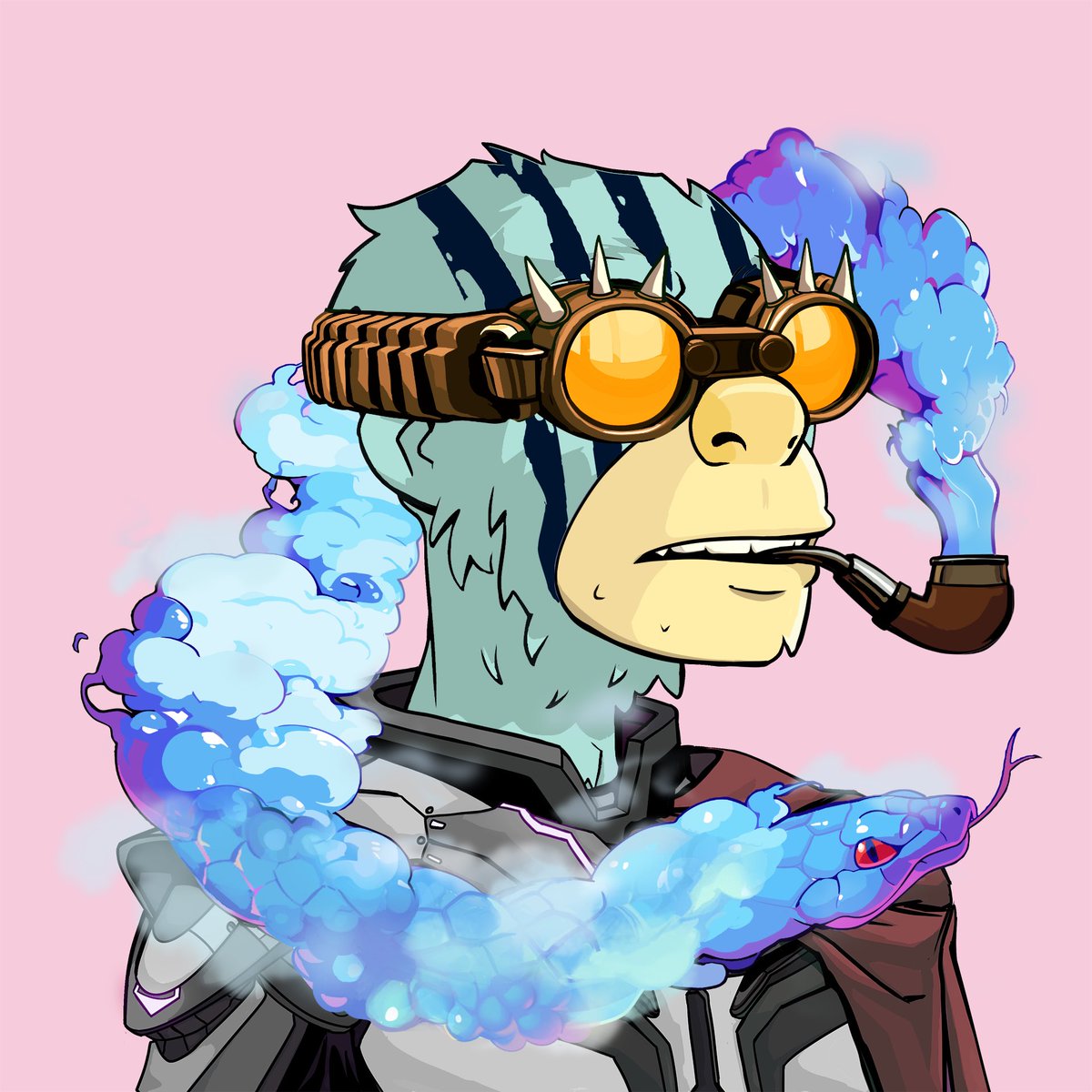 Captain9178's tweet image. So, I minted two NFTs from the @frigid_ai collection and as per usual, I pulled two floor specimens. All was not lost though, as I managed to snipe this handsome chap! Excited to see what the team break to the table over the coming months. 

#supportbuilders #Snek